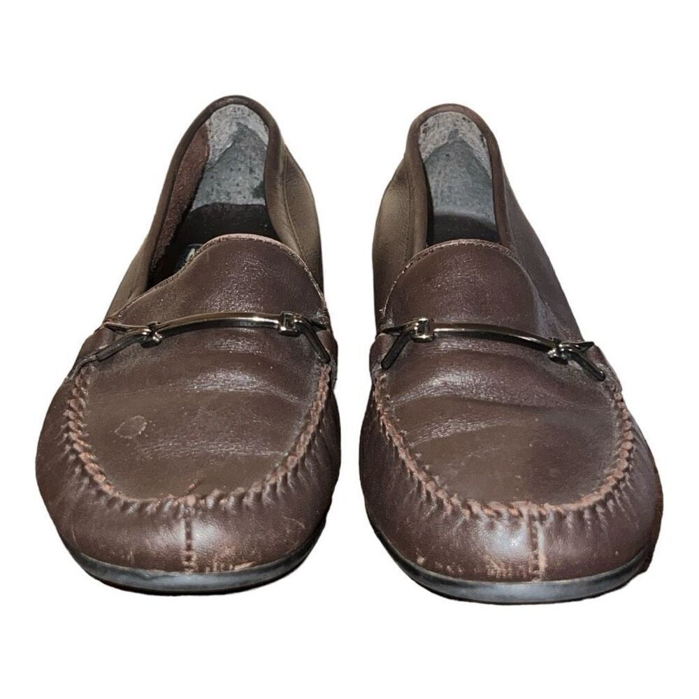 Mooties Tootsies Momallory Women’s Leather Slip On Loafers Red Size 6 - Picture 2 of 6
